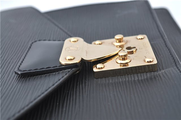 Authentic Louis Vuitton Epi Monceau 2Way Shoulder Hand Bag Black M52122 LV J1777