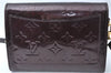 Auth Louis Vuitton Vernis Rossmore PM Shoulder Cross Bag M91546 Wine Red J1778