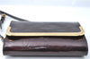 Auth Louis Vuitton Vernis Rossmore PM Shoulder Cross Bag M91546 Wine Red J1778
