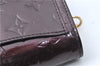 Auth Louis Vuitton Vernis Rossmore PM Shoulder Cross Bag M91546 Wine Red J1778