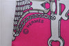 Authentic HERMES Twilly Scarf "Mors et Gourmettes Remix" Silk Pink Box J1779