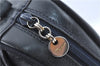 Auth Salvatore Ferragamo Vara Shoulder Cross Bag Purse Leather Navy Blue J1781