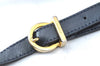 Auth Salvatore Ferragamo Vara Shoulder Cross Bag Purse Leather Navy Blue J1781