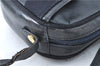 Auth Salvatore Ferragamo Vara Shoulder Cross Bag Purse Leather Navy Blue J1781