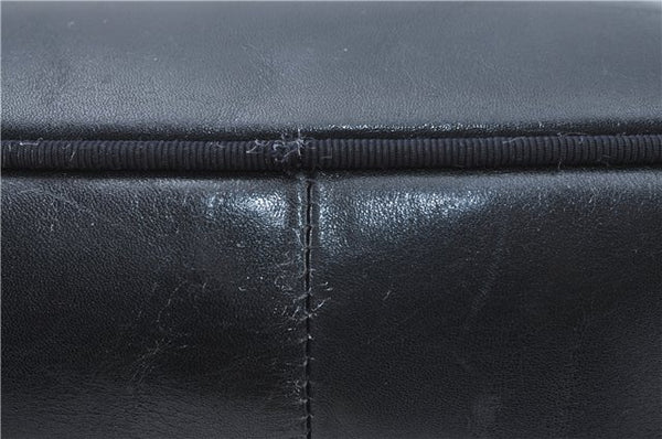Auth Salvatore Ferragamo Vara Shoulder Cross Bag Purse Leather Navy Blue J1781