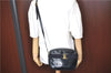 Auth Salvatore Ferragamo Vara Shoulder Cross Bag Purse Leather Navy Blue J1781