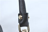 Authentic GUCCI Abbey Hand Tote Bag GG Canvas Leather 130734 Black J1783