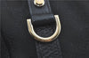 Authentic GUCCI Abbey Hand Tote Bag GG Canvas Leather 130734 Black J1783