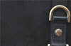 Authentic GUCCI Abbey Hand Tote Bag GG Canvas Leather 130734 Black J1783