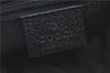 Authentic GUCCI Abbey Hand Tote Bag GG Canvas Leather 130734 Black J1783