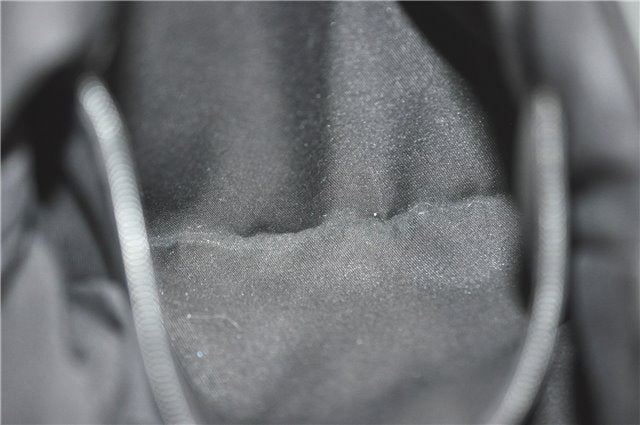 Authentic GUCCI Abbey Hand Tote Bag GG Canvas Leather 130734 Black J1783