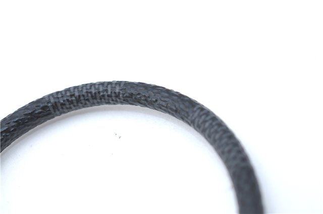 Authentic Louis Vuitton Damier Graphite Bracelet Keepit Black M6140E LV J1785
