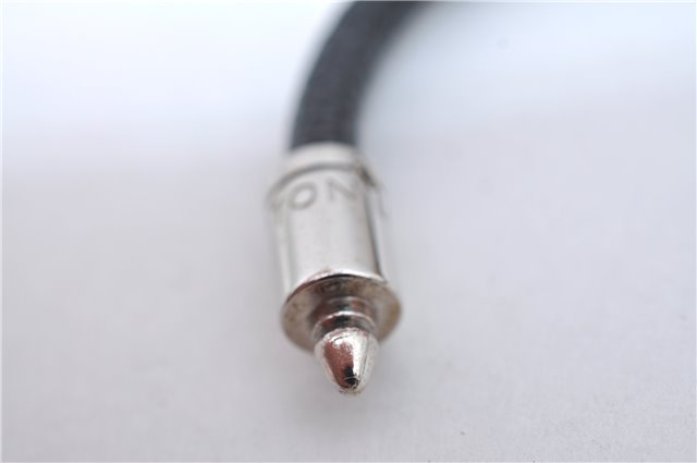 Authentic Louis Vuitton Damier Graphite Bracelet Keepit Black M6140E LV J1785