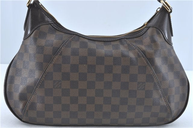 Authentic Louis Vuitton Damier Thames GM Shoulder Bag N48181 LV J1787