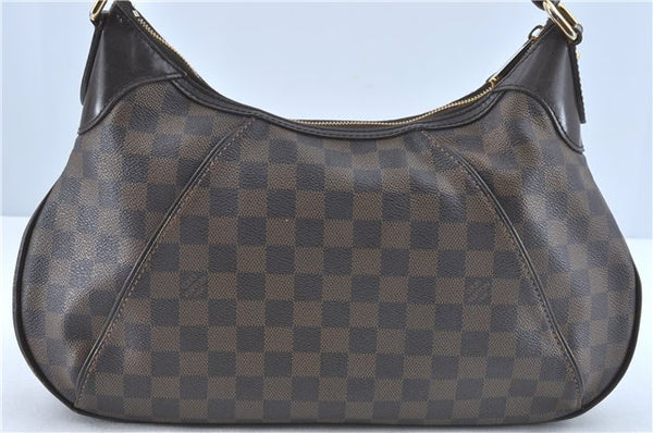 Authentic Louis Vuitton Damier Thames GM Shoulder Bag N48181 LV J1787