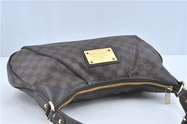 Authentic Louis Vuitton Damier Thames GM Shoulder Bag N48181 LV J1787