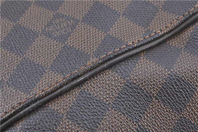 Authentic Louis Vuitton Damier Thames GM Shoulder Bag N48181 LV J1787