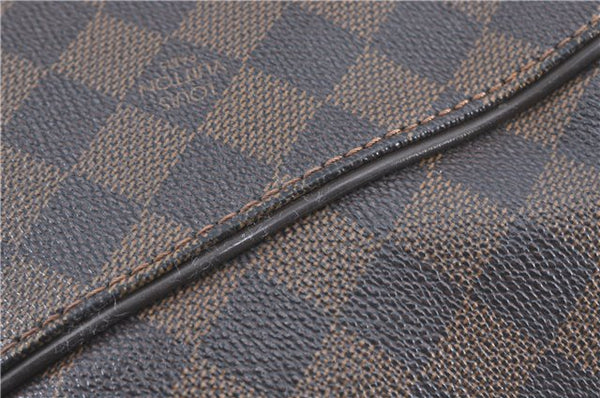 Authentic Louis Vuitton Damier Thames GM Shoulder Bag N48181 LV J1787