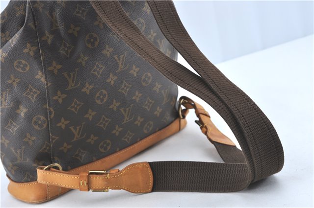 Authentic Louis Vuitton Monogram Montsouris GM Backpack M51135 LV J1788