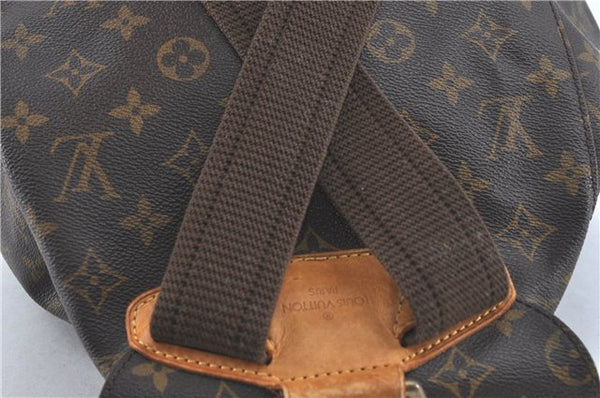 Authentic Louis Vuitton Monogram Montsouris GM Backpack M51135 LV J1788