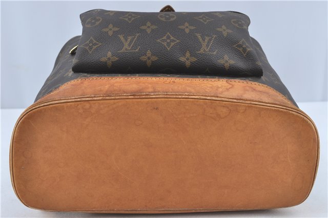 Authentic Louis Vuitton Monogram Montsouris GM Backpack M51135 LV J1788