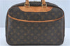 Authentic Louis Vuitton Monogram Deauville Hand Bag M47270 LV J1790