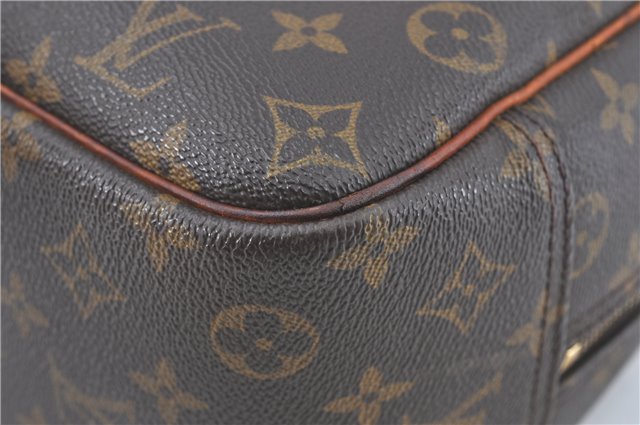Authentic Louis Vuitton Monogram Deauville Hand Bag M47270 LV J1790