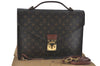 Auth Louis Vuitton Monogram Porte Documents Bandouliere M53338 Briefcase J1792