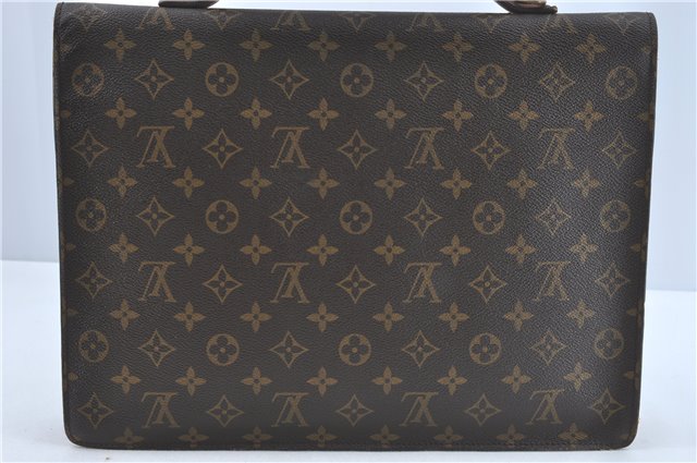 Auth Louis Vuitton Monogram Porte Documents Bandouliere M53338 Briefcase J1792