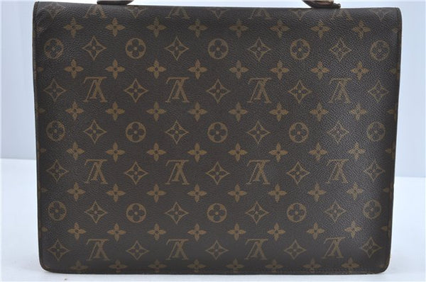 Auth Louis Vuitton Monogram Porte Documents Bandouliere M53338 Briefcase J1792