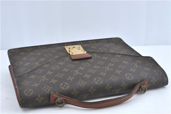 Auth Louis Vuitton Monogram Porte Documents Bandouliere M53338 Briefcase J1792