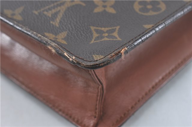 Auth Louis Vuitton Monogram Porte Documents Bandouliere M53338 Briefcase J1792