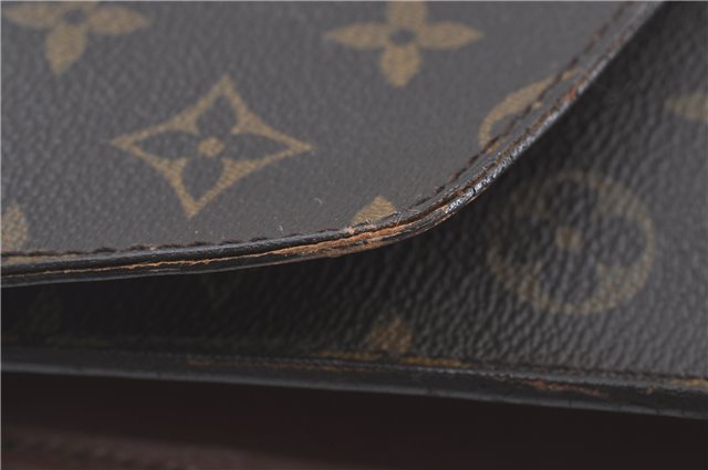 Auth Louis Vuitton Monogram Porte Documents Bandouliere M53338 Briefcase J1792