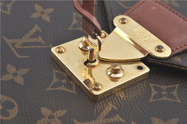 Auth Louis Vuitton Monogram Porte Documents Bandouliere M53338 Briefcase J1792