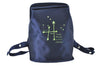 Auth HERMES Sherpa Backpack to the Stars Exhibition 2000 Limited Navy Blue J1797