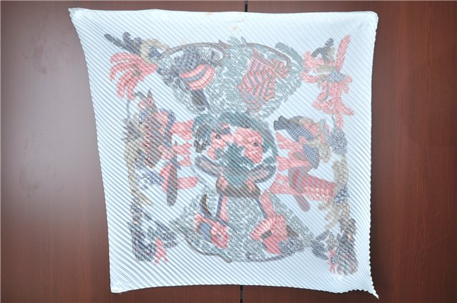 Authentic HERMES Pleats Scarf 