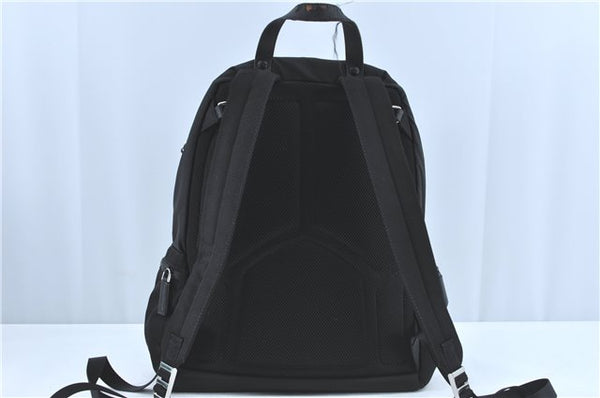 Authentic PRADA Nylon Tessuto Leather Backpack 2VZ025 Black J1802