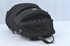Authentic PRADA Nylon Tessuto Leather Backpack 2VZ025 Black J1802