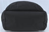Authentic PRADA Nylon Tessuto Leather Backpack 2VZ025 Black J1802