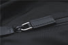 Authentic PRADA Nylon Tessuto Leather Backpack 2VZ025 Black J1802