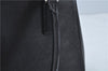 Authentic BURBERRY Vintage Leather Shoulder Hand Bag Purse Black J1803