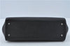 Authentic BURBERRY Vintage Leather Shoulder Hand Bag Purse Black J1803