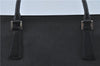 Authentic BURBERRY Vintage Leather Shoulder Hand Bag Purse Black J1803