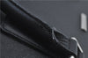 Authentic BURBERRY Vintage Leather Shoulder Hand Bag Purse Black J1803