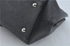 Authentic BURBERRY Vintage Leather Shoulder Hand Bag Purse Black J1803
