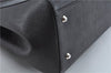 Authentic BURBERRY Vintage Leather Shoulder Hand Bag Purse Black J1803