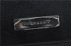 Authentic BURBERRY Vintage Leather Shoulder Hand Bag Purse Black J1803
