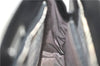 Authentic BURBERRY Vintage Leather Shoulder Hand Bag Purse Black J1803