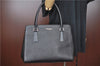 Authentic BURBERRY Vintage Leather Shoulder Hand Bag Purse Black J1803