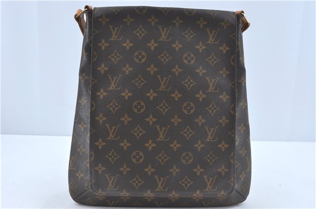Authentic Louis Vuitton Monogram Musette Shoulder Cross Body Bag M51256 LV J1804